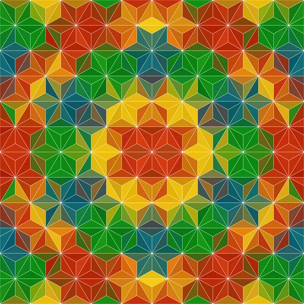 Vzor barevný trojúhelník — Stockový vektor