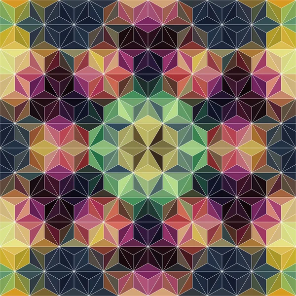 Modèle de triangle coloré — Image vectorielle