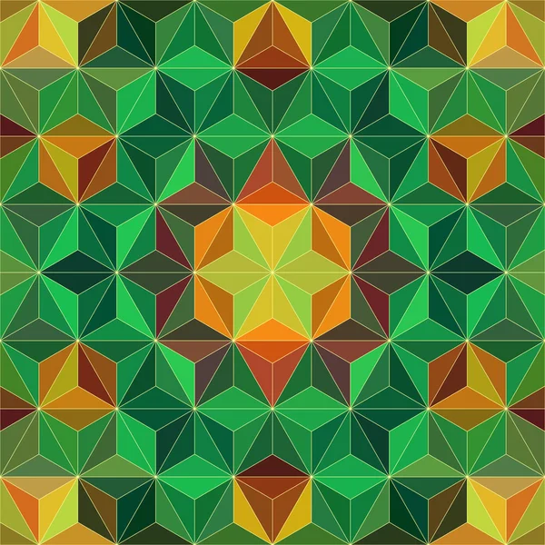 カラフルな三角形 Paatern — ストックベクタ