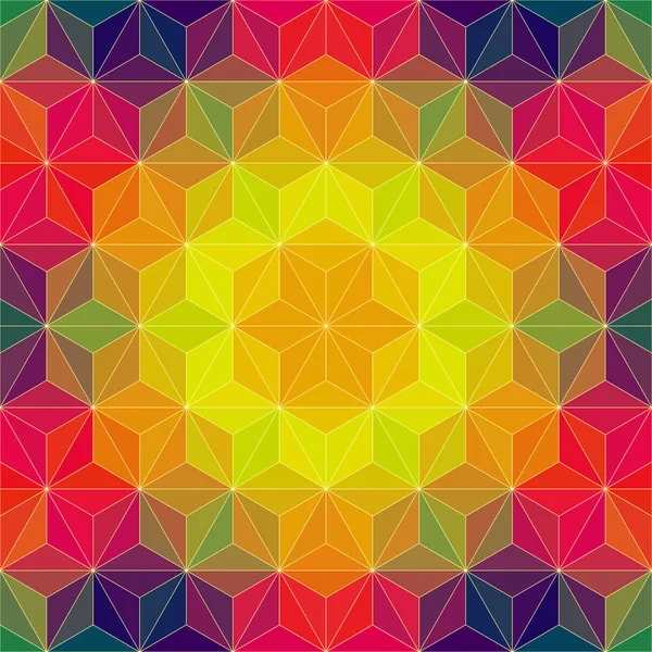 Triângulo colorido Paatern — Vetor de Stock