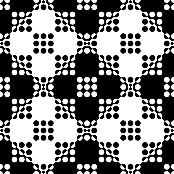 Cercle sans couture et motif croisé — Image vectorielle