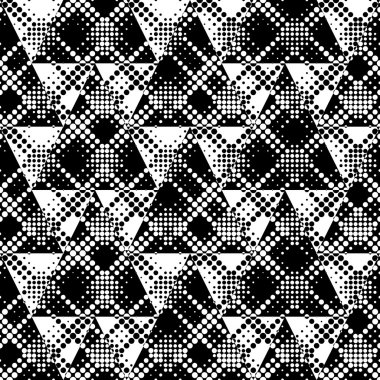 Dikişsiz üçgen desen