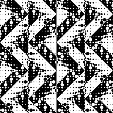 Dikişsiz zikzak desen