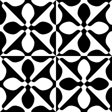 Sorunsuz Petal ve kare desen