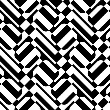 Dikişsiz kare ve zikzak desen