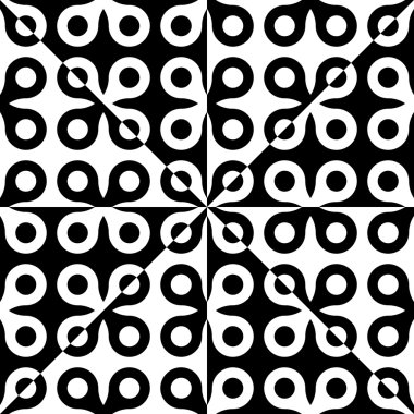 Kesintisiz Daire ve üçgen arka plan