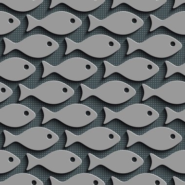 Dikişsiz balık desen