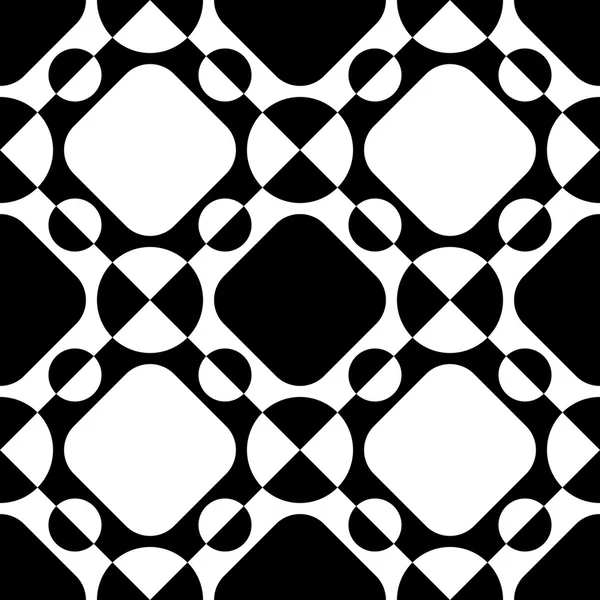 รูปแบบสี่เหลี่ยมและวงกลมไร้รอยต่อ — ภาพเวกเตอร์สต็อก