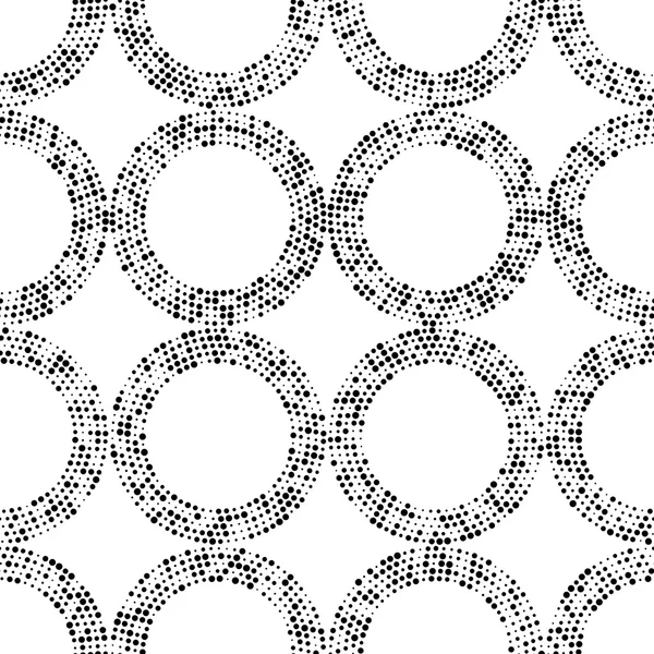 Seamless Circle Pattern — Stock Vector