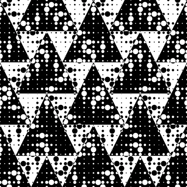 Seamless Triangle Pattern — Stock Vector