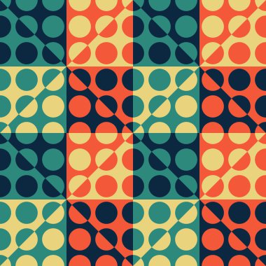 Sorunsuz kare, üçgen ve daire desen