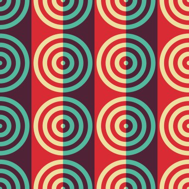 Kesintisiz Daire ve desenli