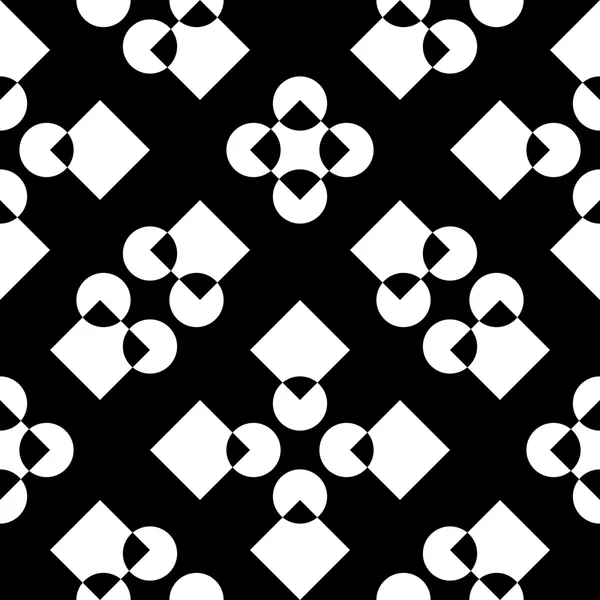 Carré sans couture et motif cercle — Image vectorielle