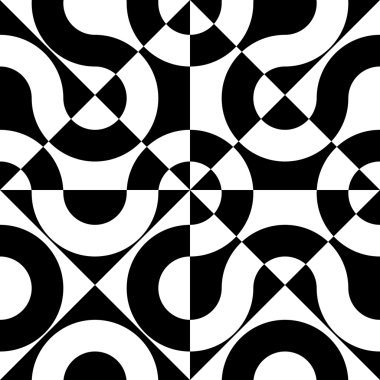 Kesintisiz dalga ve kare desen