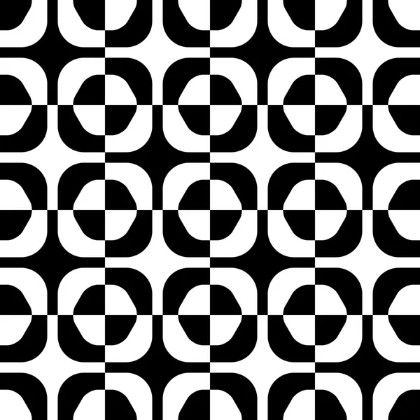 Naadloze Square en Hexagon patroon — Stockvector