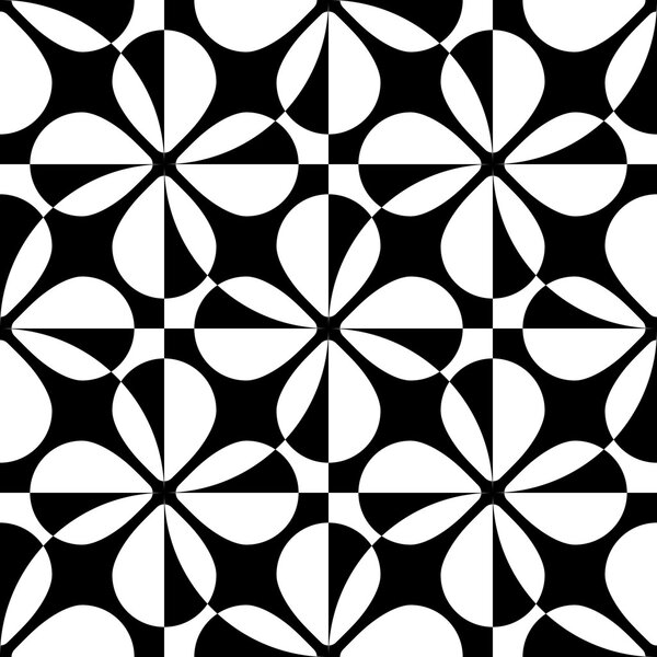 Seamless Curved Shape Pattern