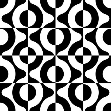 Sorunsuz kavisli şekli desen