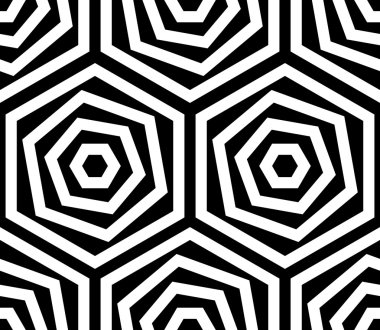 Dikişsiz altıgen desen