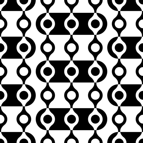 Seamless Curved Shape Pattern — Stock Vector