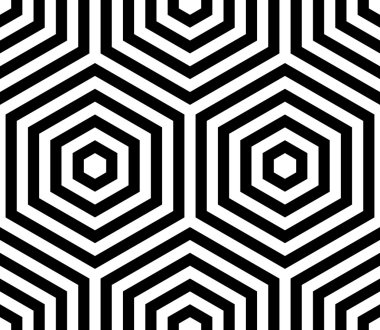 Dikişsiz altıgen desen