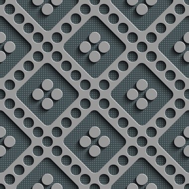 Kesintisiz Daire ve çapraz desenli