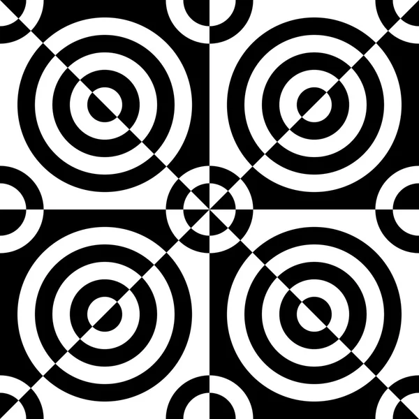 Modèle de cercle sans couture — Image vectorielle