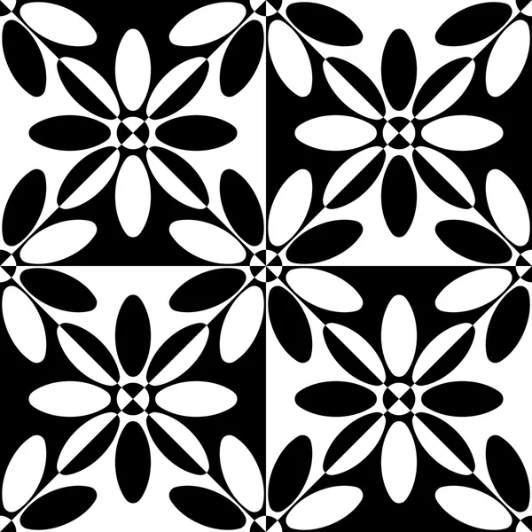 Patrón de flor inconsútil — Vector de stock