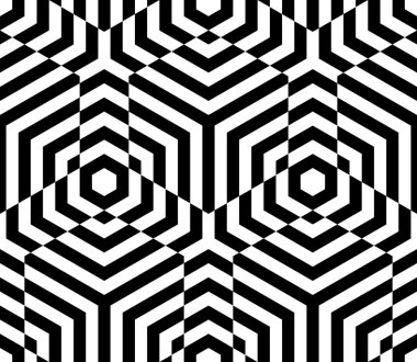 Dikişsiz altıgen desen