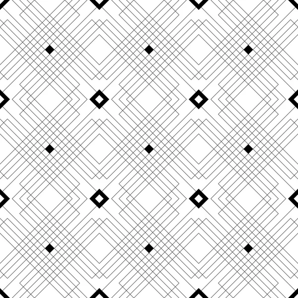 シームレスな正方形の線のパターン — ストックベクタ