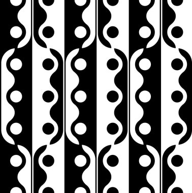 Sorunsuz kavisli şekli desen