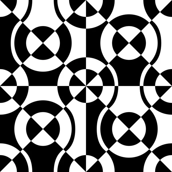 Carré sans couture et motif cercle — Image vectorielle