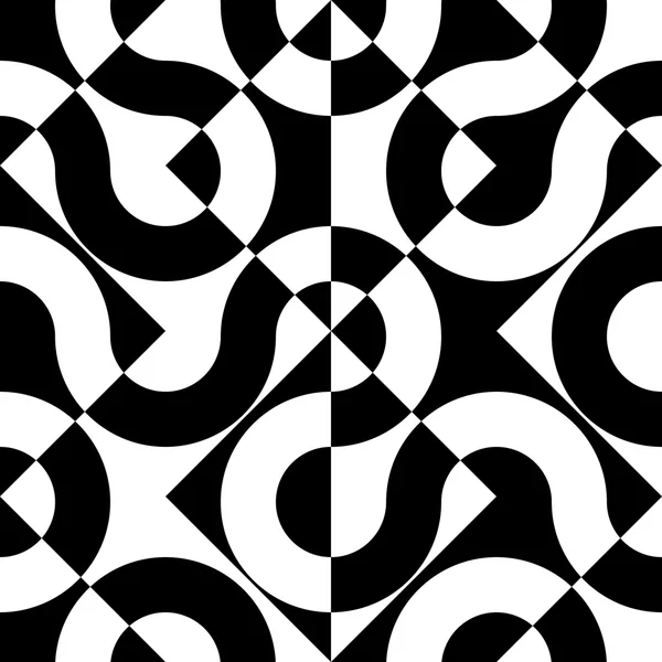 완벽 한 곡선된 모양 패턴 — 스톡 벡터