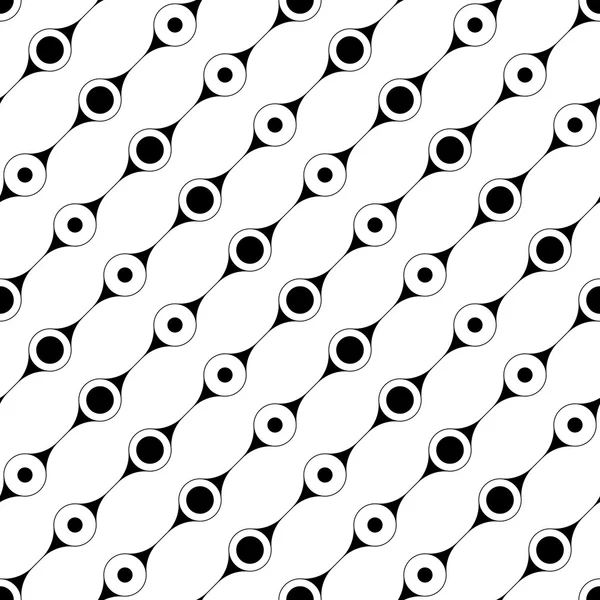 Raya diagonal inconsútil y patrón de círculo — Archivo Imágenes Vectoriales