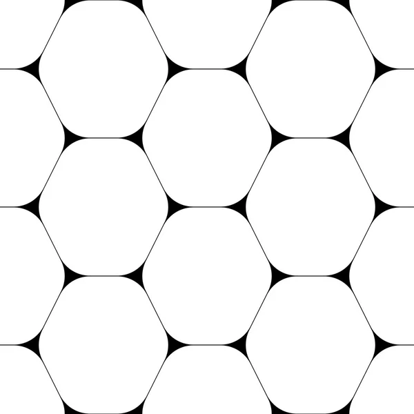Seamless Hexagon Pattern — Stock Vector
