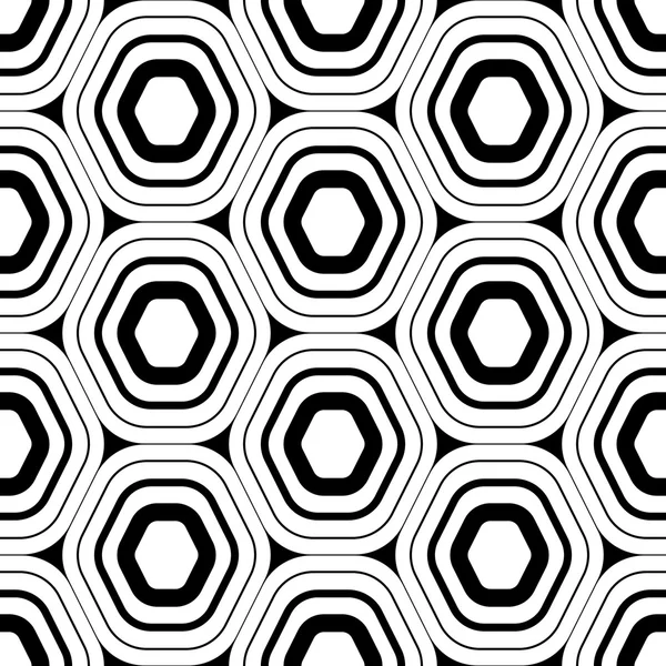 Seamless Hexagon Pattern — Stock Vector