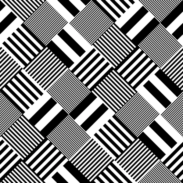 Sömlös Stripe och linjemönster — Stock vektor