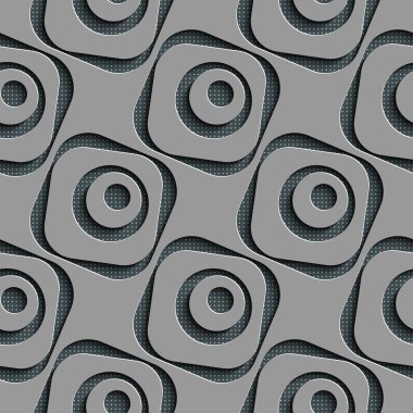 Sorunsuz kare ve daire desen