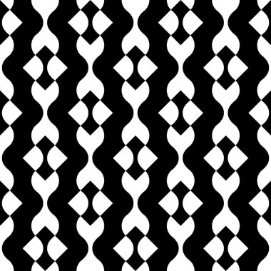 Sorunsuz kavisli şekli desen