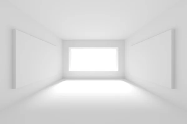 Λευκό άδειο δωμάτιο — Φωτογραφία Αρχείου