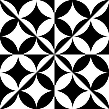 Sorunsuz kavisli şekli desen