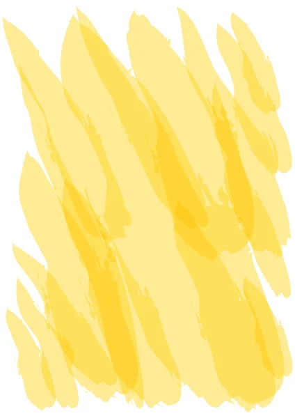 Gelber Hintergrund mit transparentem Tinteneffekt — Stockvektor