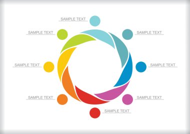 iş grafikleri yuvarlak 