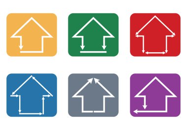 Bina ve ev simgesini