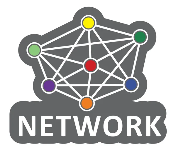 Concept de réseau — Image vectorielle