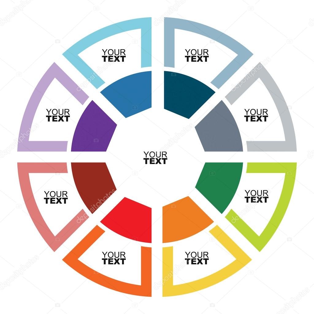 Presentation template, flow concept