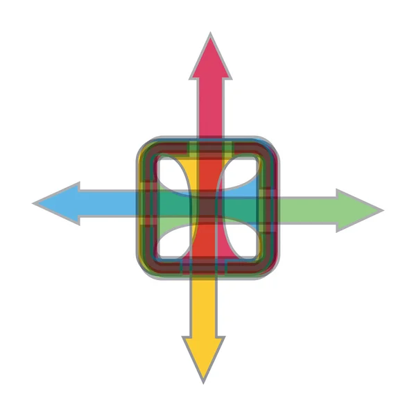 Farbpfeile für Ihr Design — Stockvektor