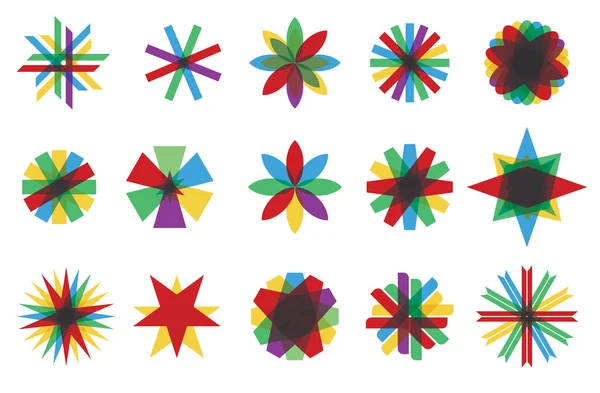 Set pictograme de culoare — Vector de stoc