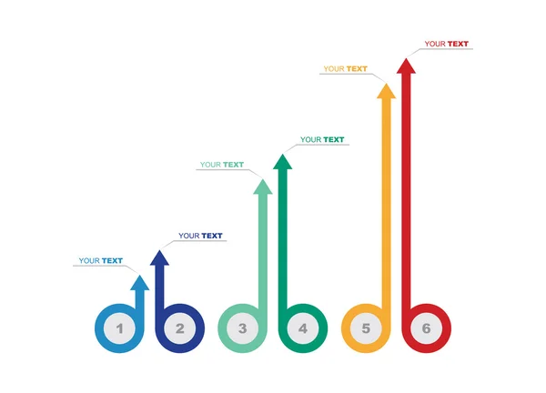 Diagramm und Flussdiagramm — Stockvektor