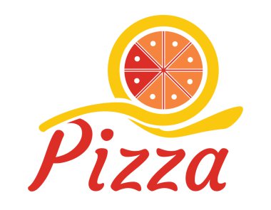Gastronomi kavramı soyut pizza ile