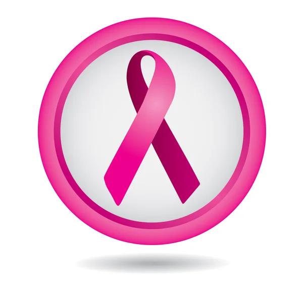 Signe de cancer du sein — Image vectorielle